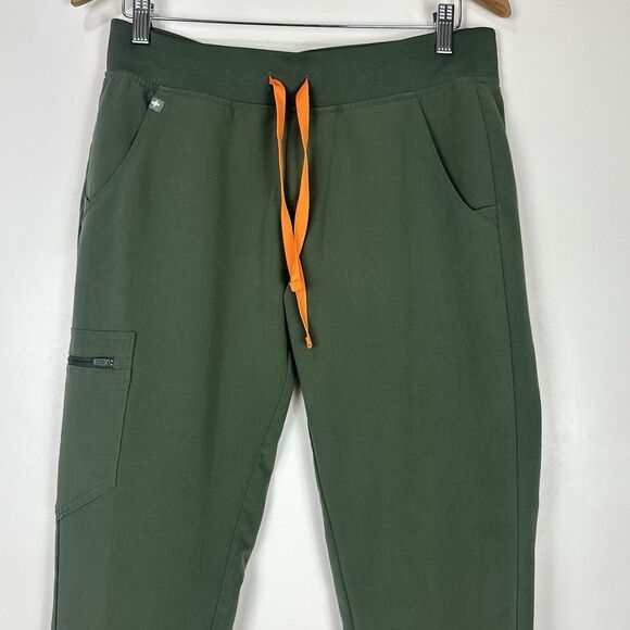 FIGS Limited Edition Moss Catarina Top Zamora Jogger Pant Scrub Set Size M/P - Picture 8 of 14
